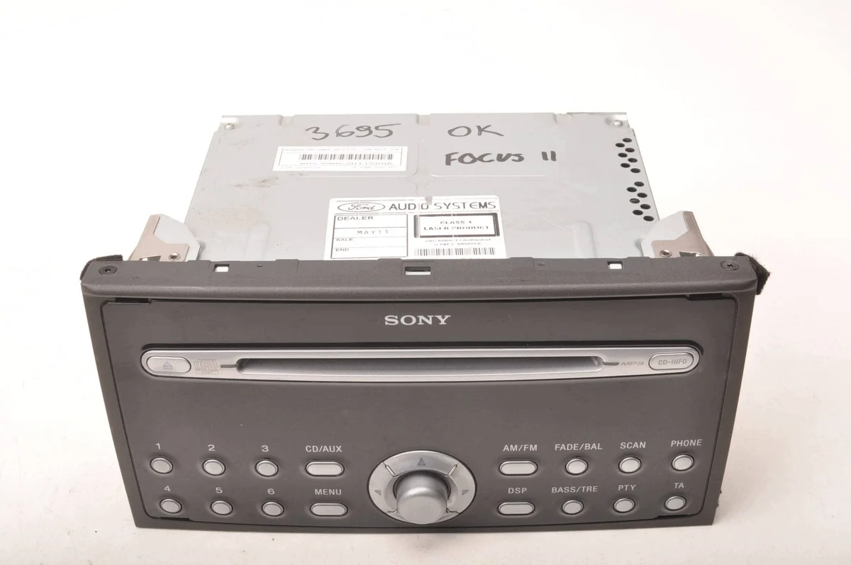 Radio CD MR-4M5T-18C815-BK Ford Focus MK2