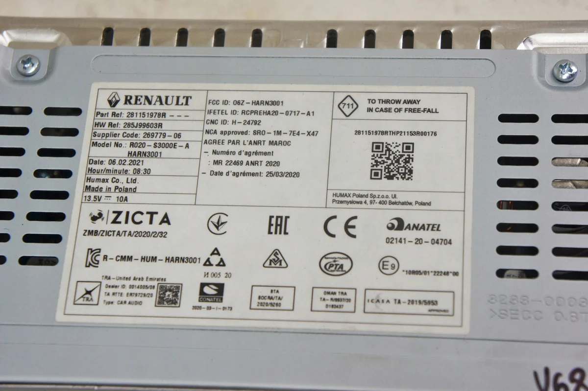 Radio Dacia Sandero III 281151978R thumbnail 4