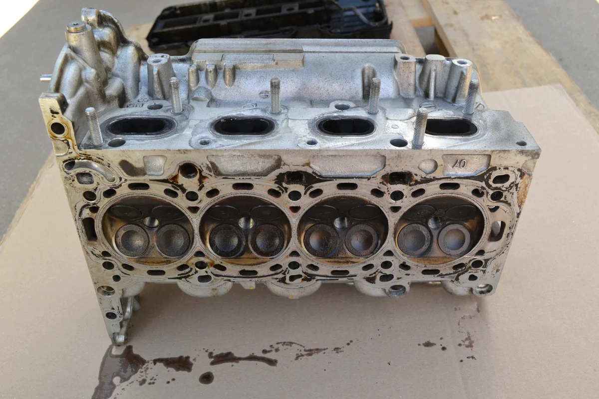 Opel Zylinderkopf A14NET Astra Meriva Mokka 55573669 image 9