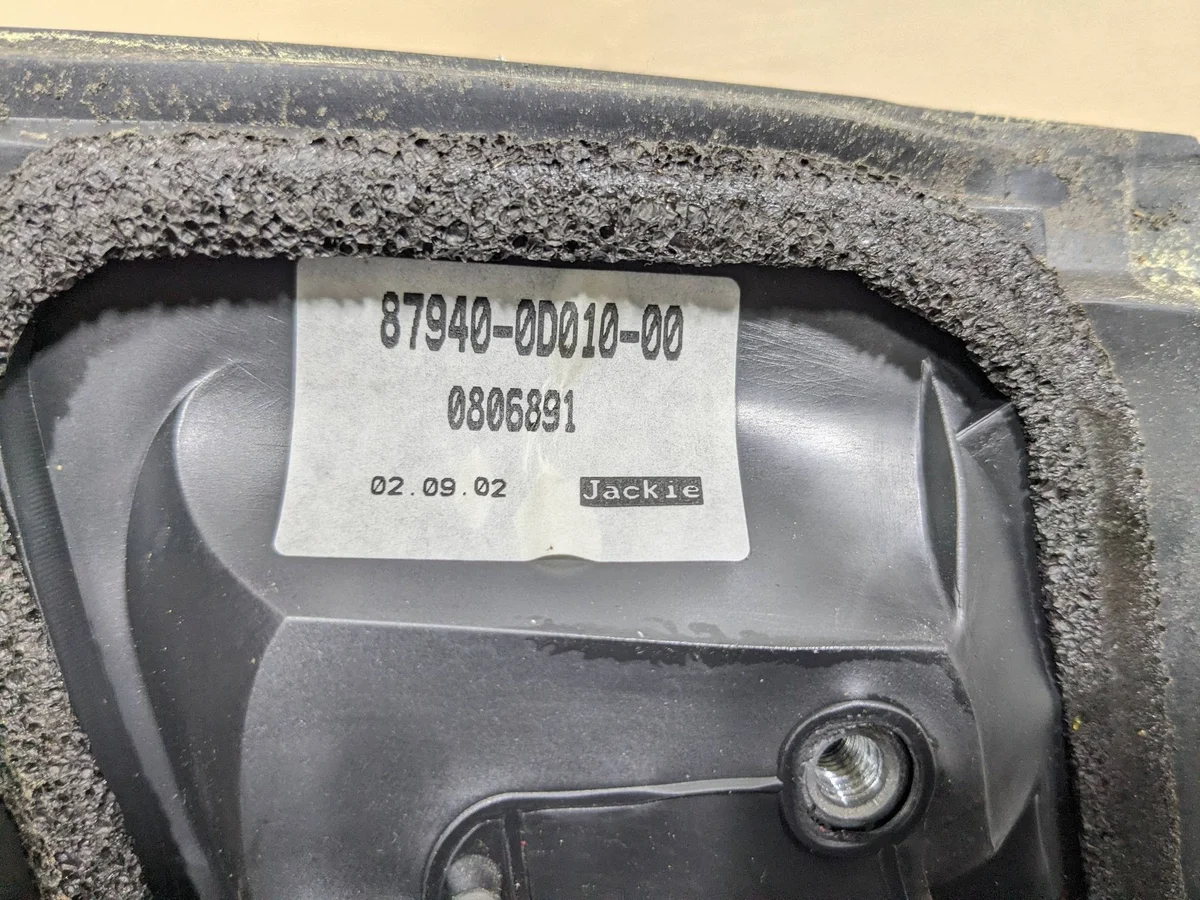 Toyota Yaris Rétroviseur manuel 0806891 image 4