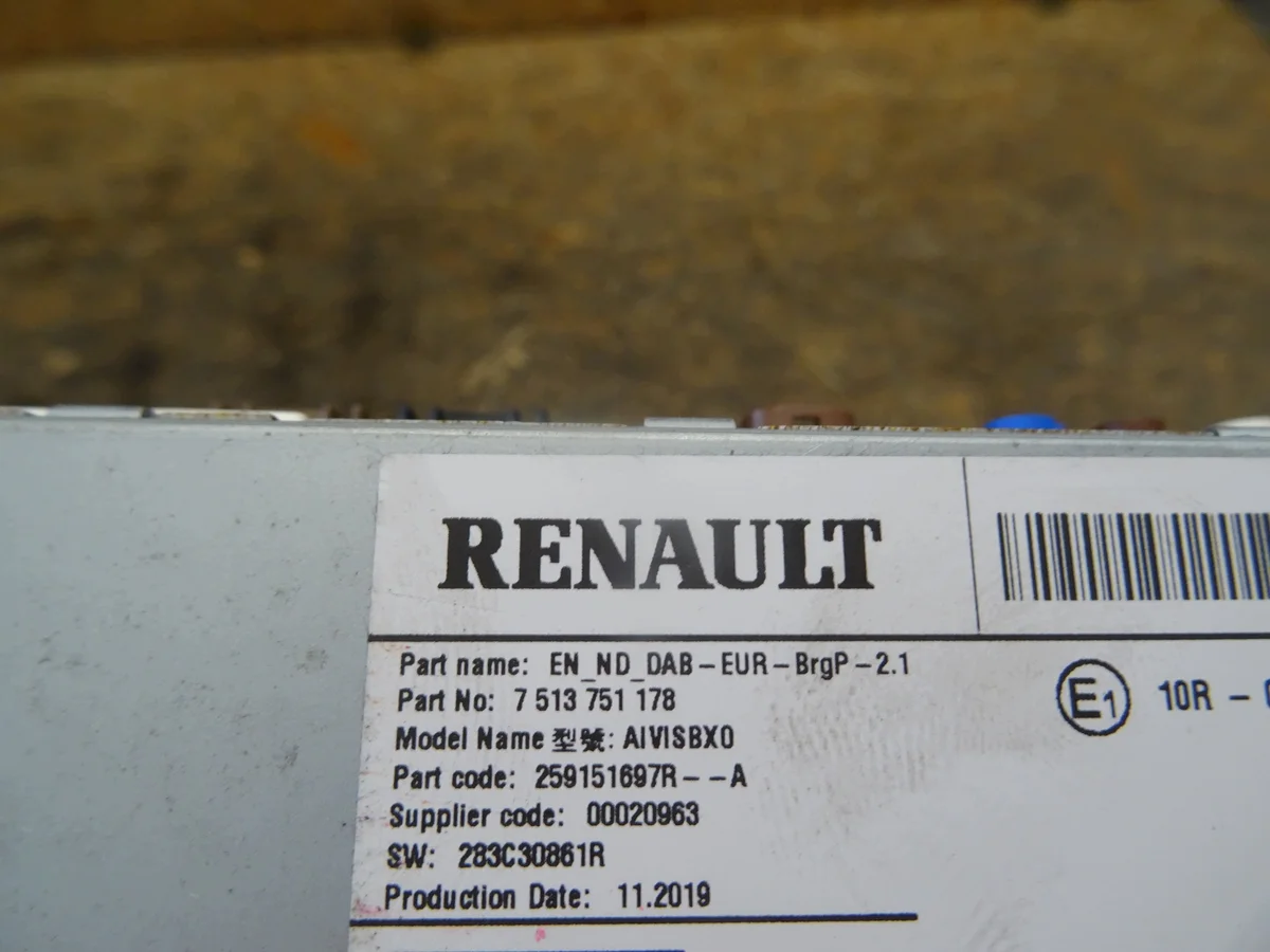 Radio-navigointi Renault Captur II 259151697R image 3