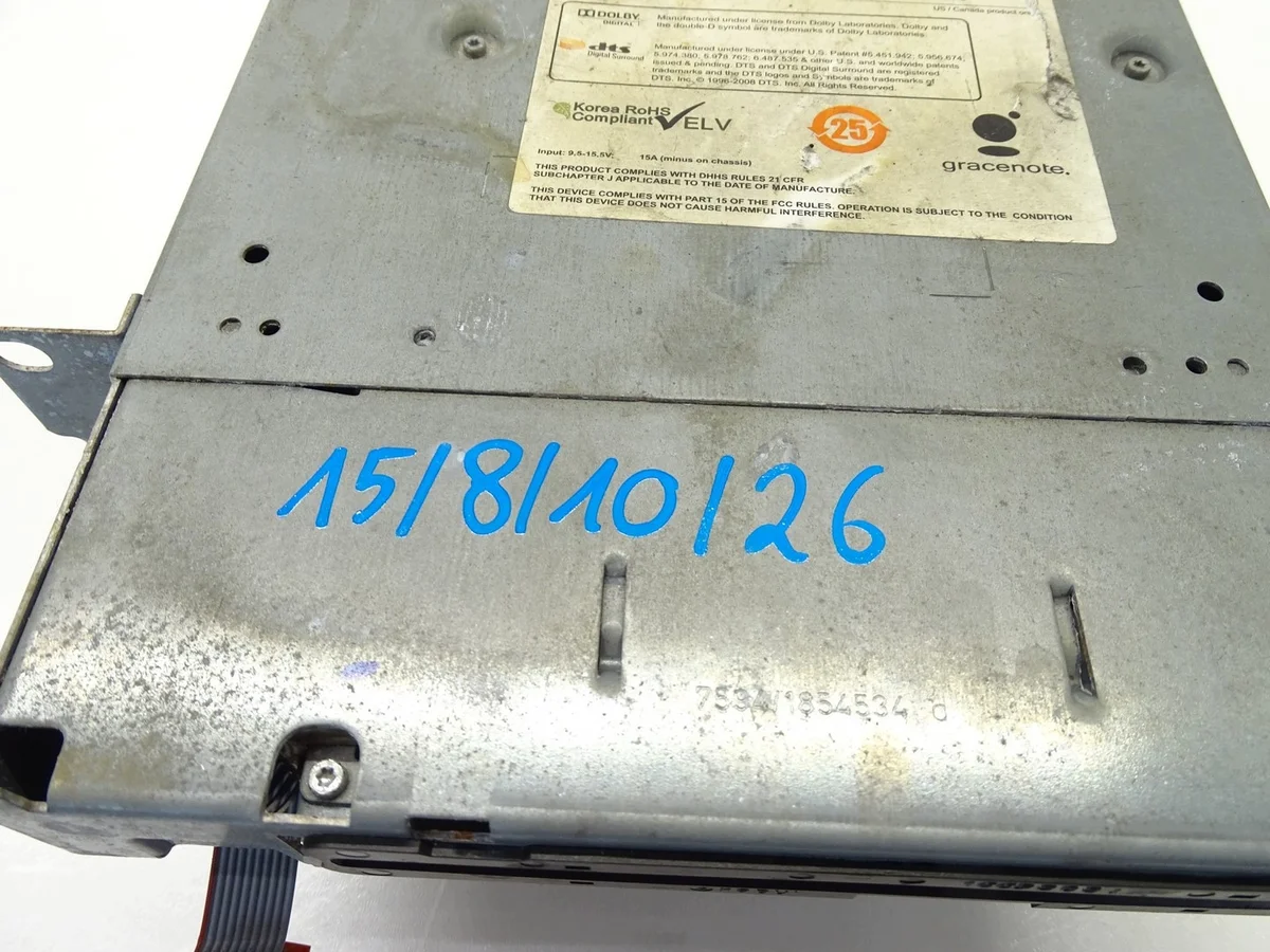 Radio CD Reader BMW X5 E71 927807401 image 6
