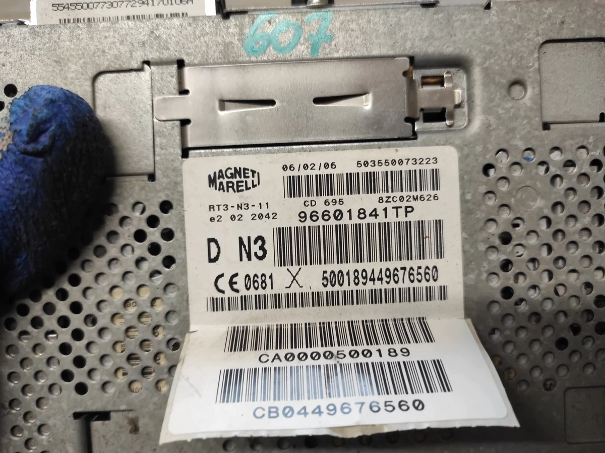 Radio CD Peugeot 607 96601841TP image 5