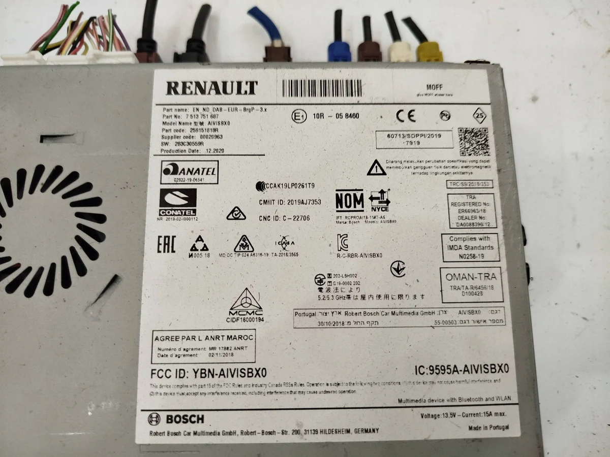 Radio 259151818R Renault Clio V thumbnail 6