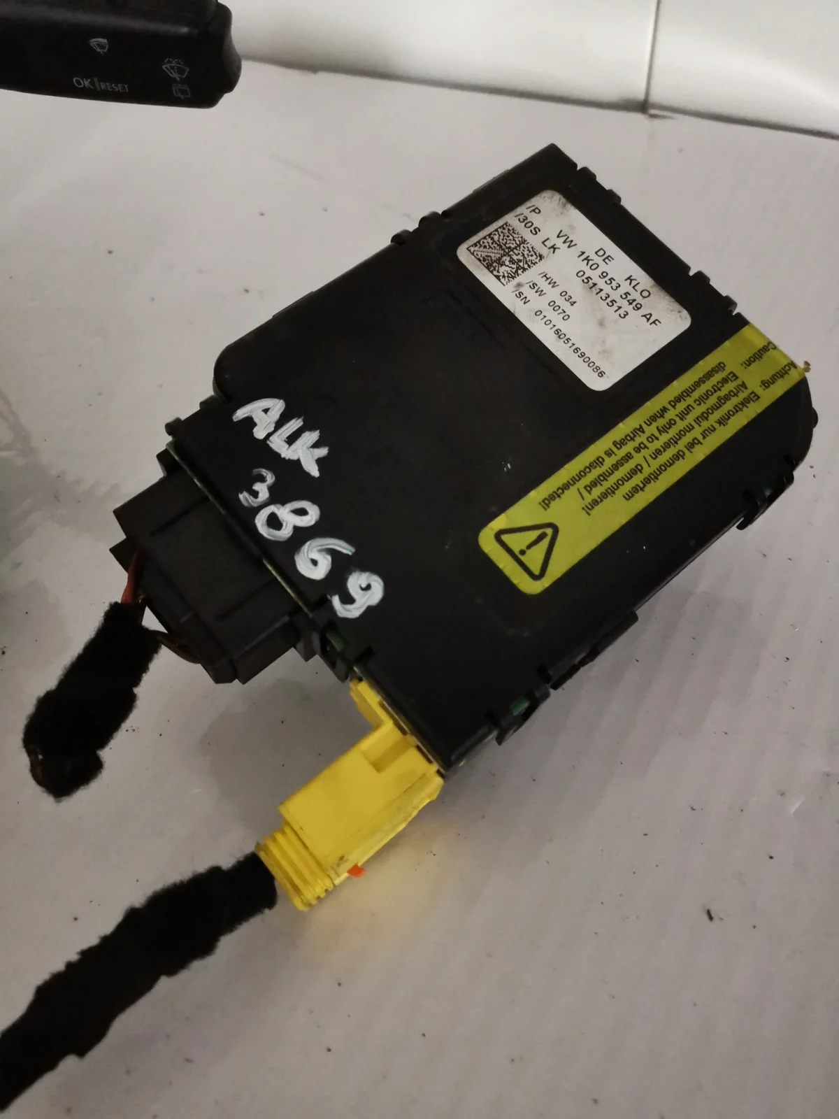 Sensor de ángulo de giro 1K0953549AF Volkswagen