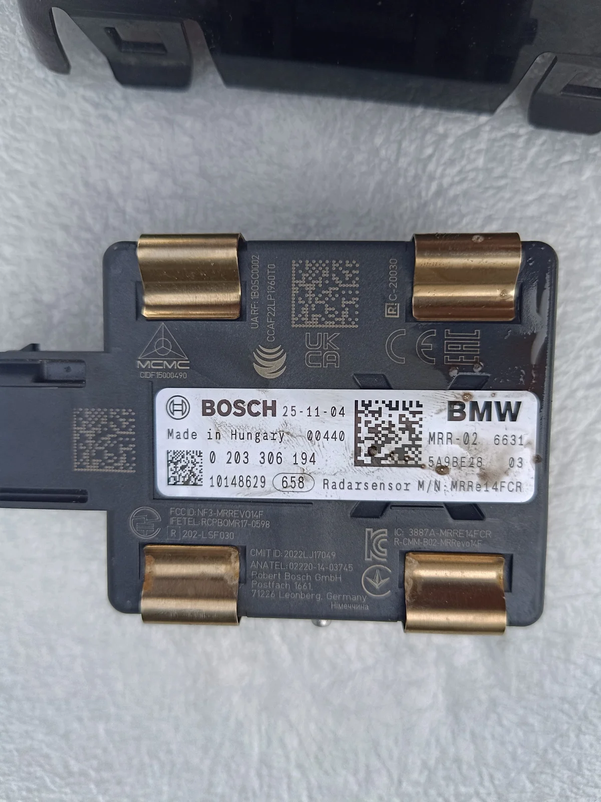 Sensor Radar BMW 4 8738602 image 3