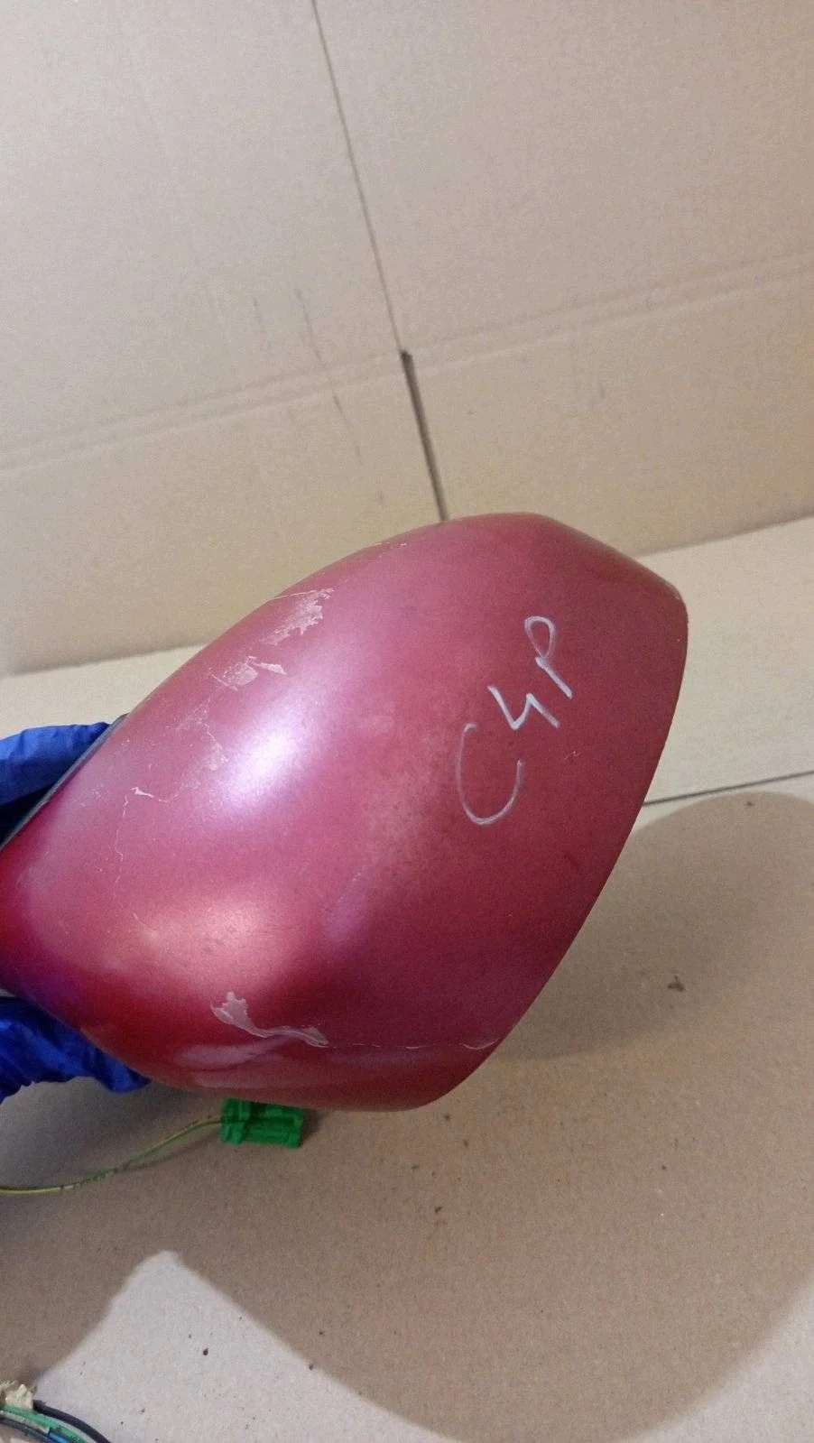 Citroen C4 Wing Mirror Right Red EBU1631