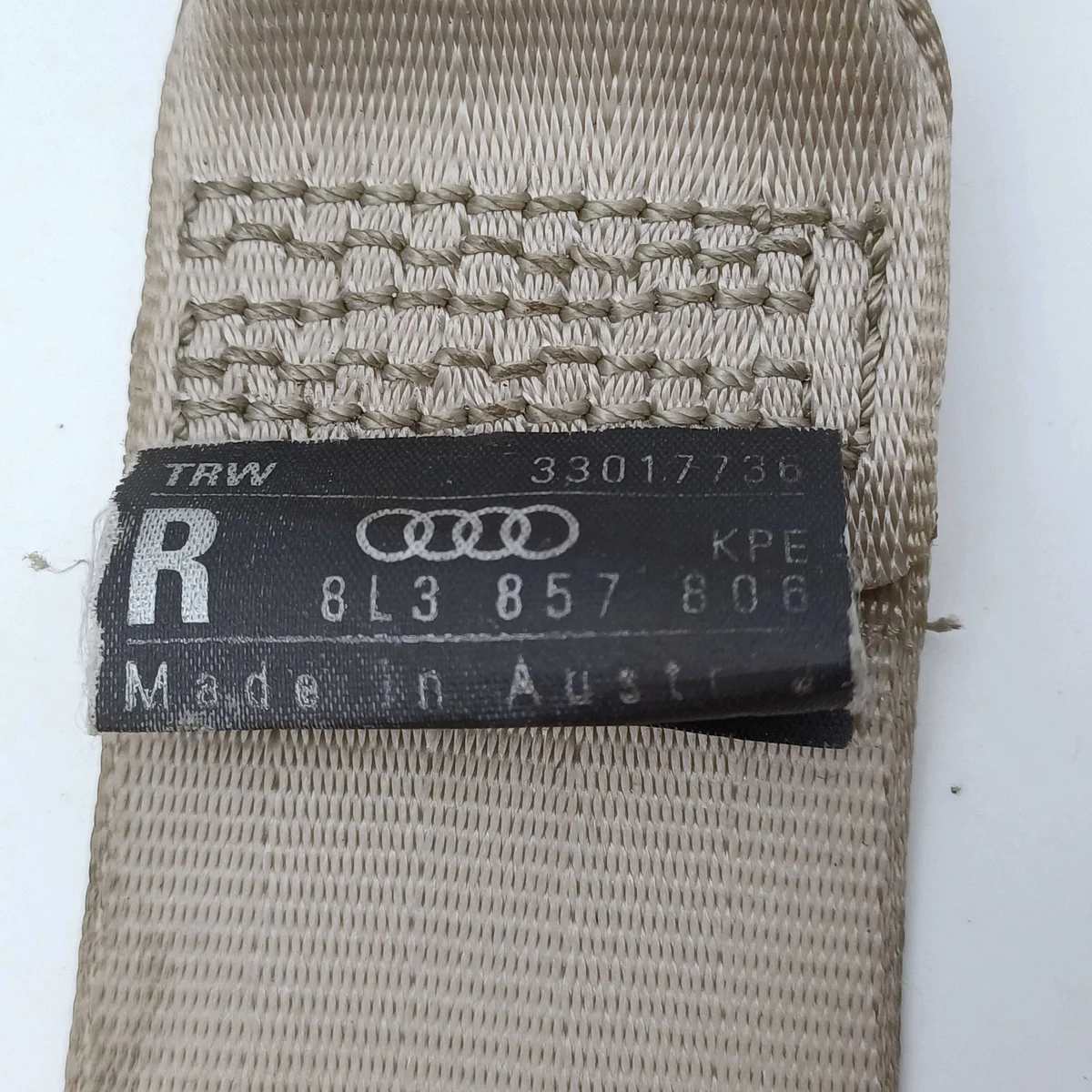 Ceinture de sécurité Audi A3 8L DRC129963 image 3