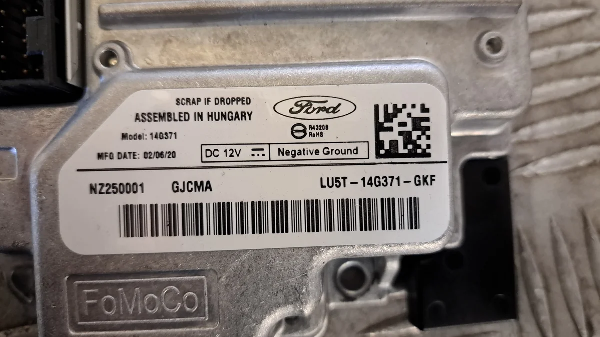 APIM Modul Navigation SYNC3 LU5T-14G371-GKF Ford Puma MK2 thumbnail 3