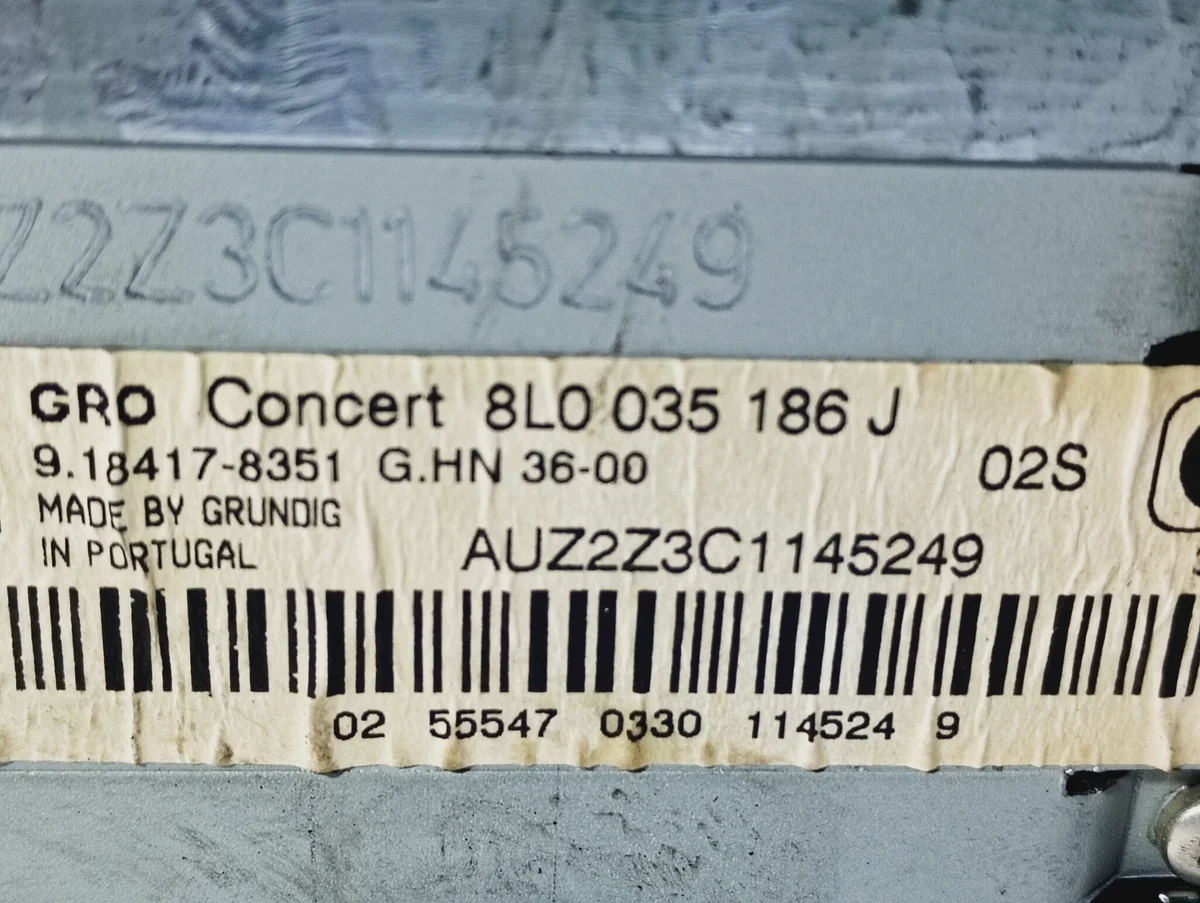 Radio Audi A3 8L 8L0035186J image 5