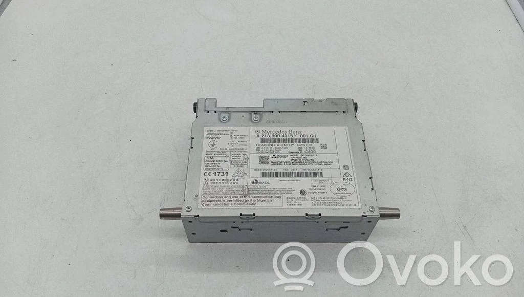 Radio Mercedes E W213 NTG5 A2139004316