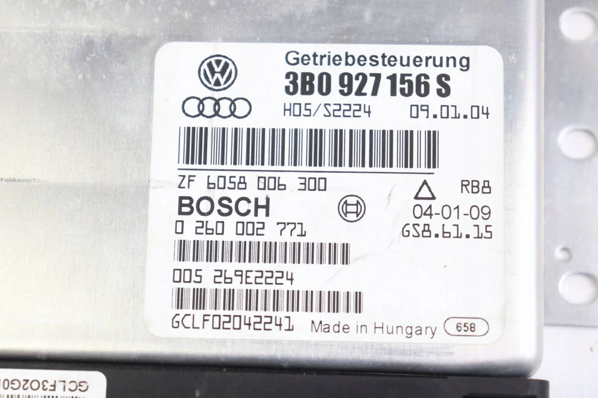 Steuergerät Getriebe VW Passat B5 Audi A4 B5 3B0927156S image 4