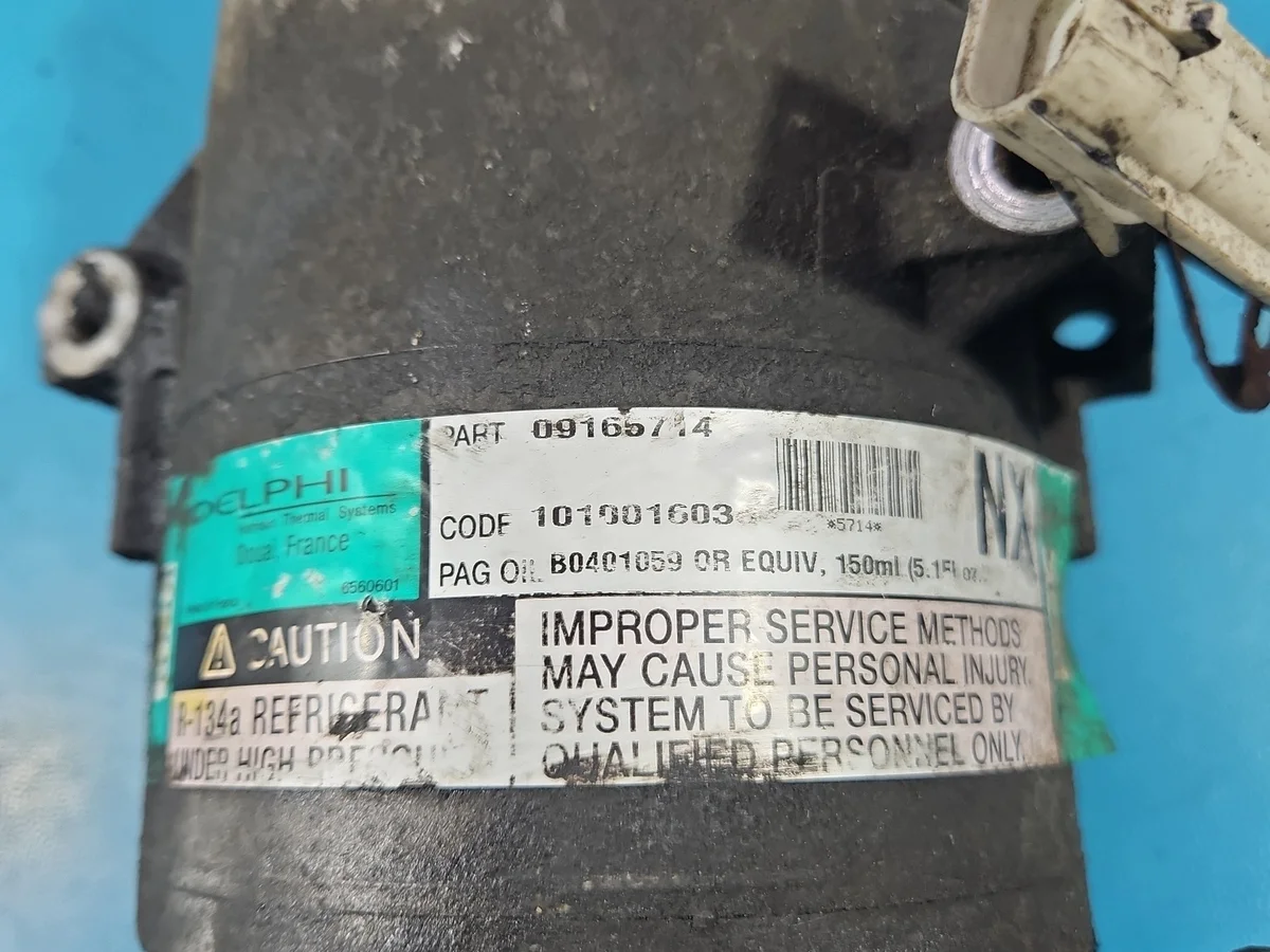 Klimakompressor Opel Astra G 1.8 16V 09165714 image 10