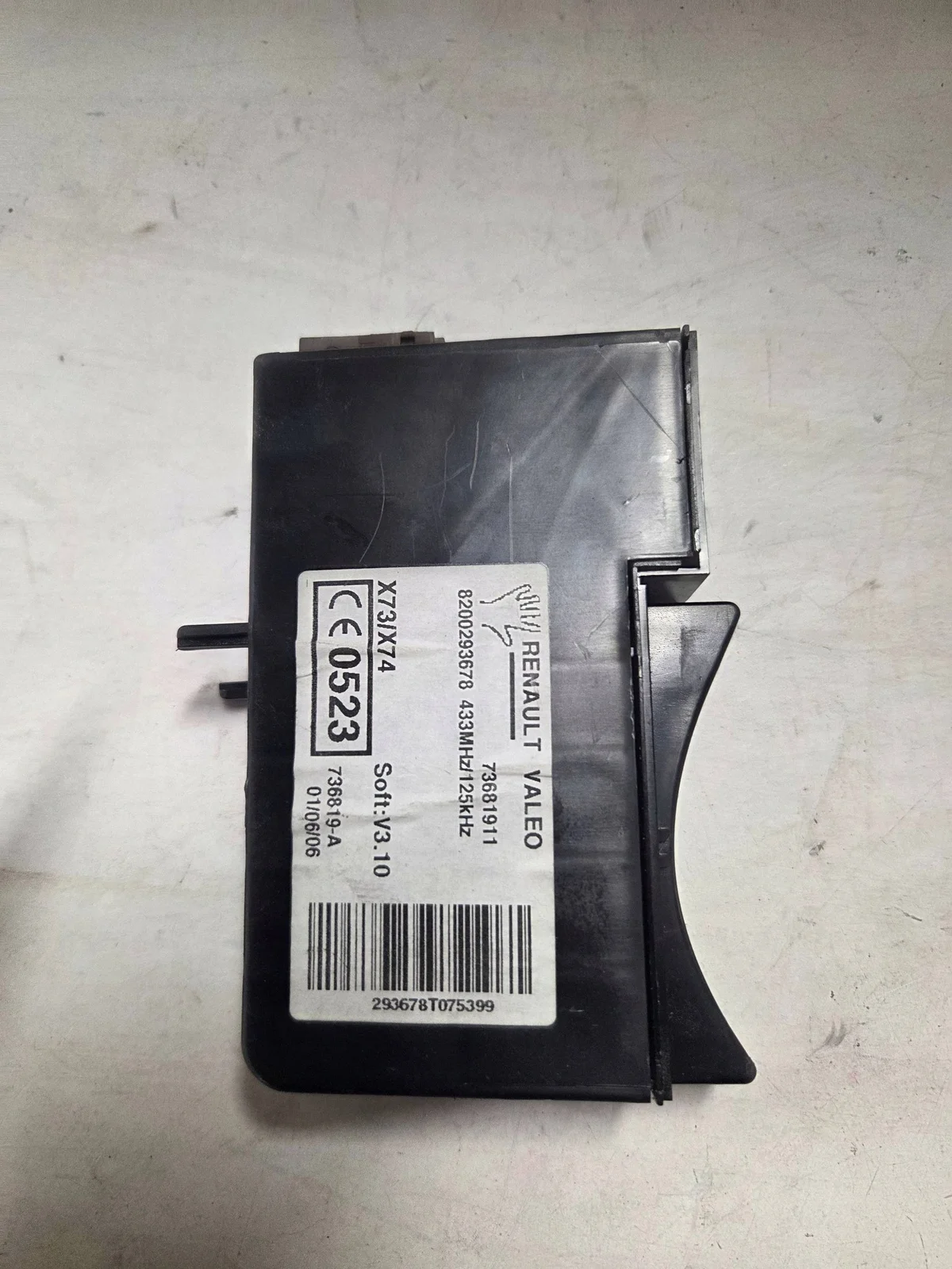 Renault Vel Satis Kaartlezer 8200293678