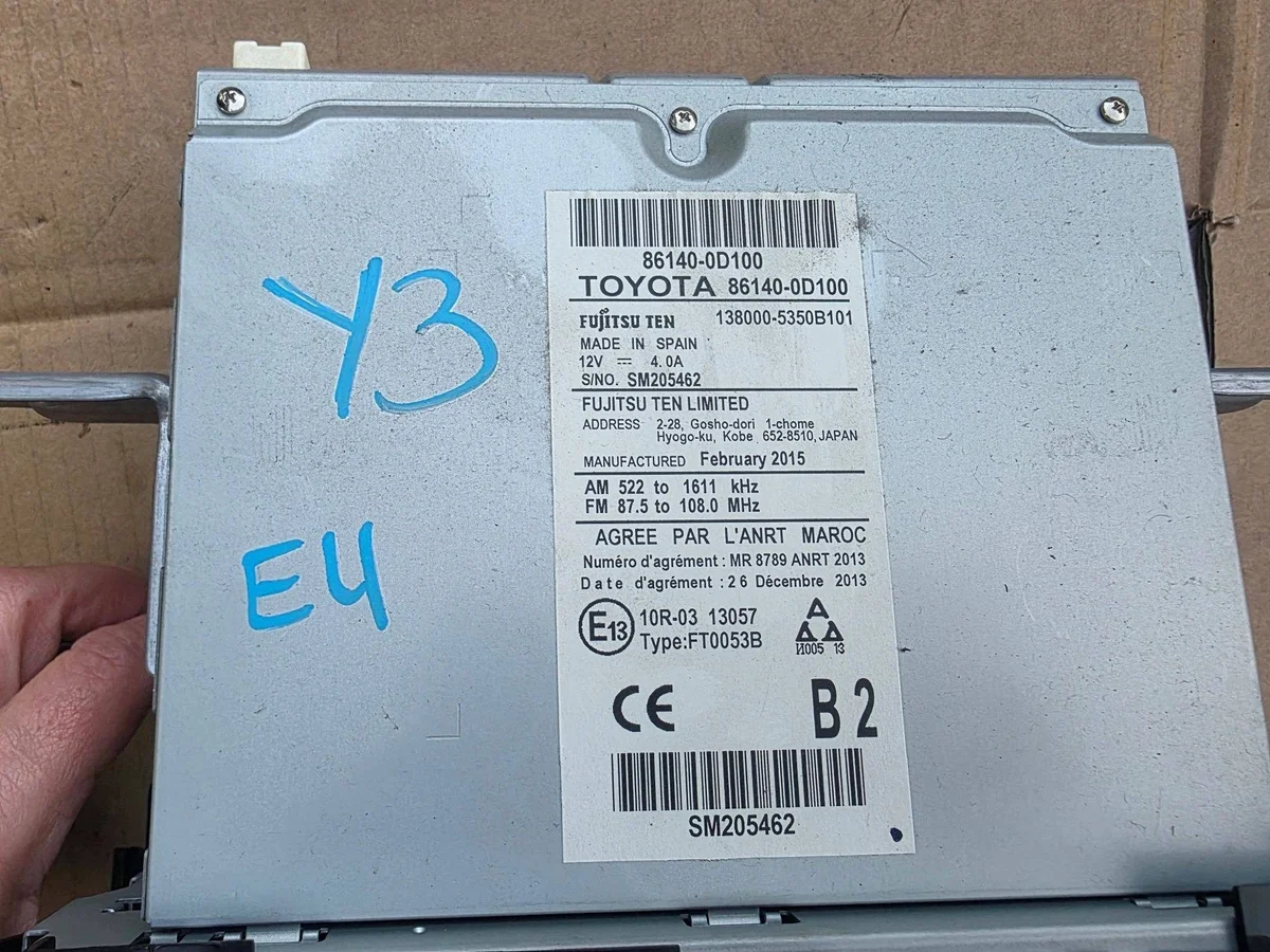 Radio Toyota Yaris 861400D100 image 4