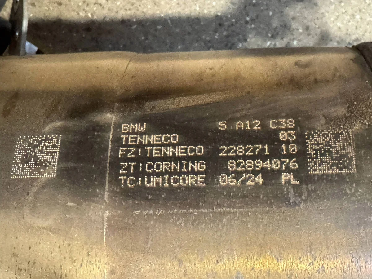 Catalytic Converter BMW X1 U11 5A12C38 thumbnail 4