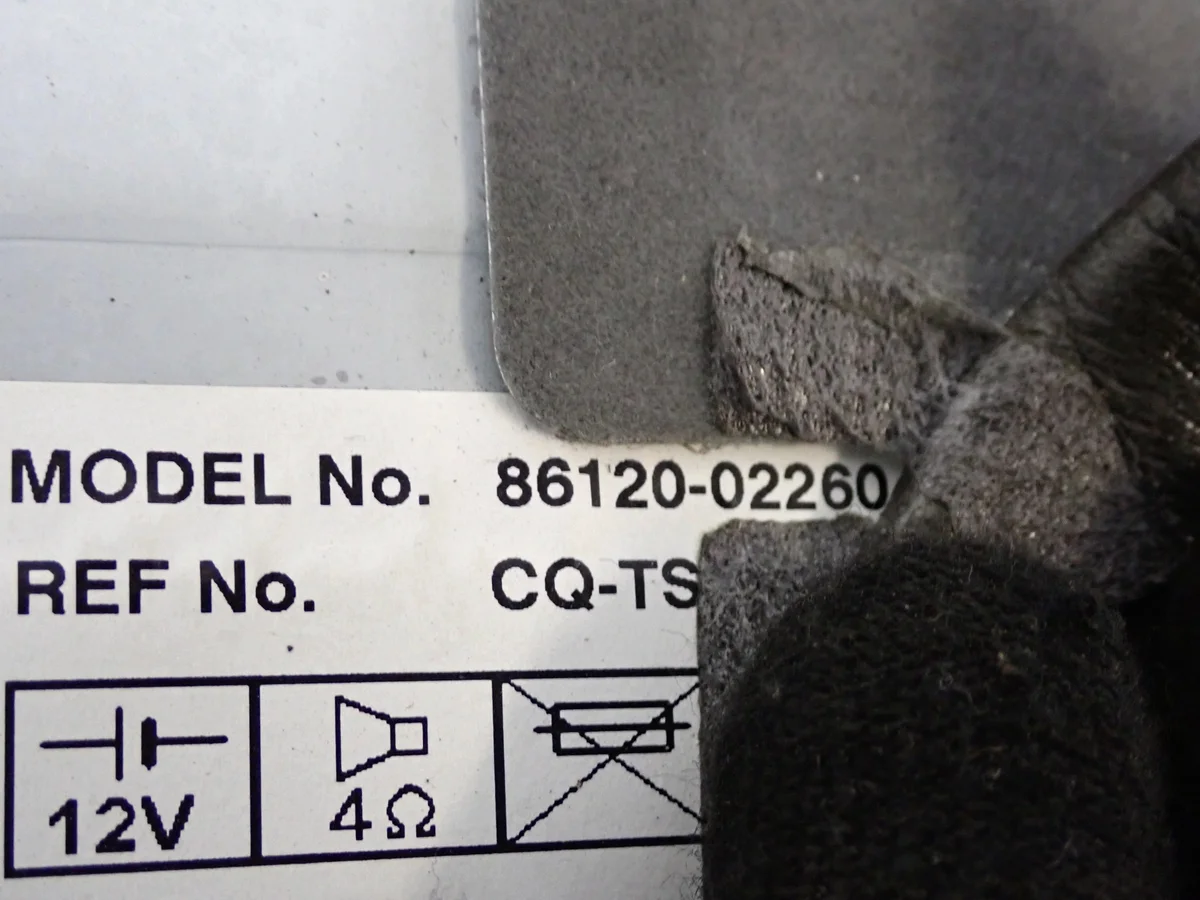 Radio CD Toyota Corolla E12 86120-02260 image 5