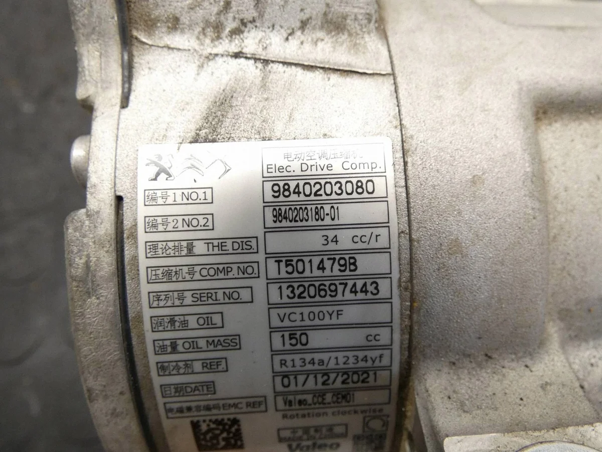 Compresor Aire Acondicionado Peugeot Citroen 9840203080 image 7