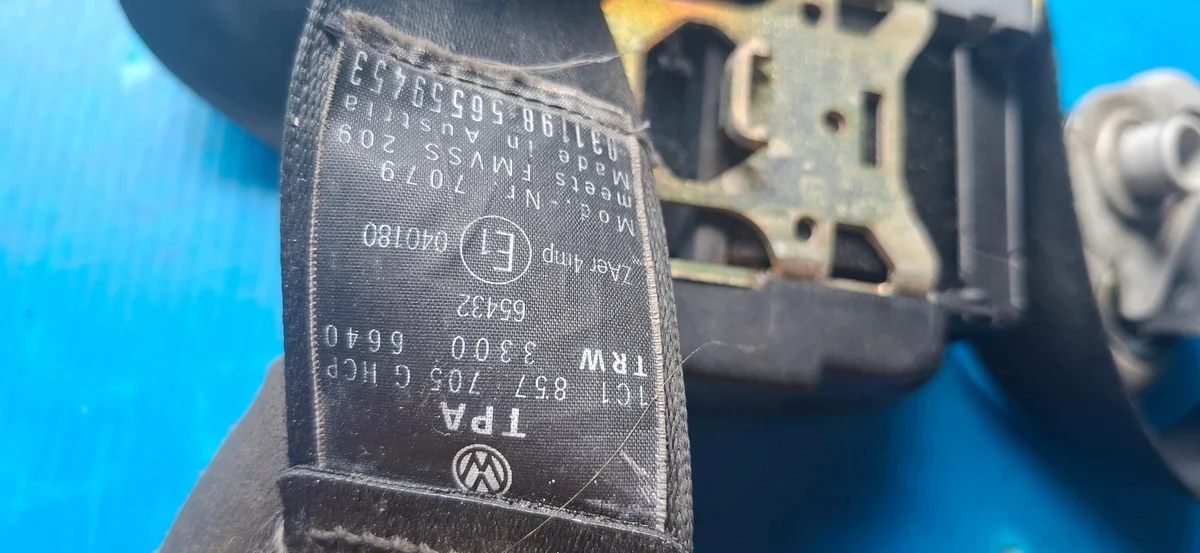 Turvavyö Volkswagen Beetle 1C1857705G image 3