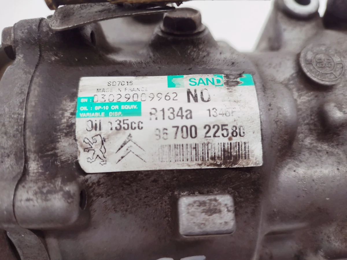 Air Conditioning Compressor Citroen C5 III 2.0 HDI 9670022580 image 6