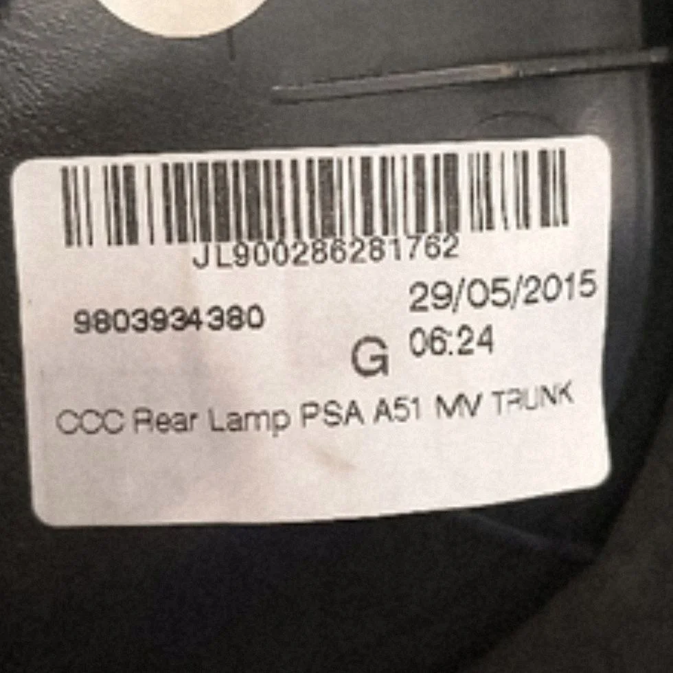 Rückleuchte links Citroen C3 II LIFT 9803934380 thumbnail 3