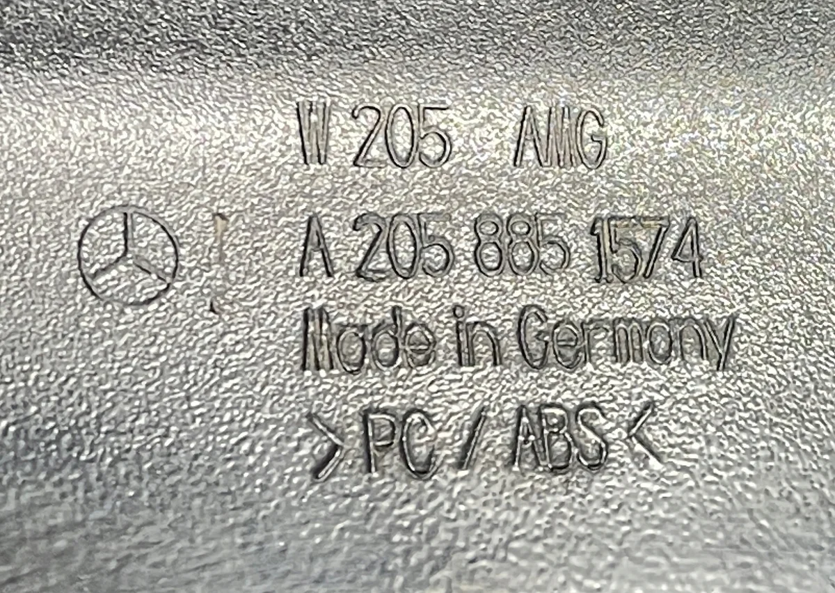 Mercedes C-Klasse W205 Zierleiste Stoßfänger A2058851574 image 9