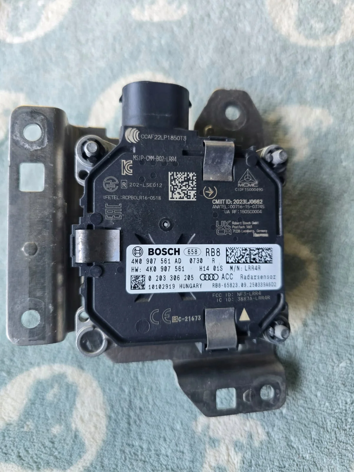Capteur radar Distronic Audi Q7 II Q8 4M0907561AD