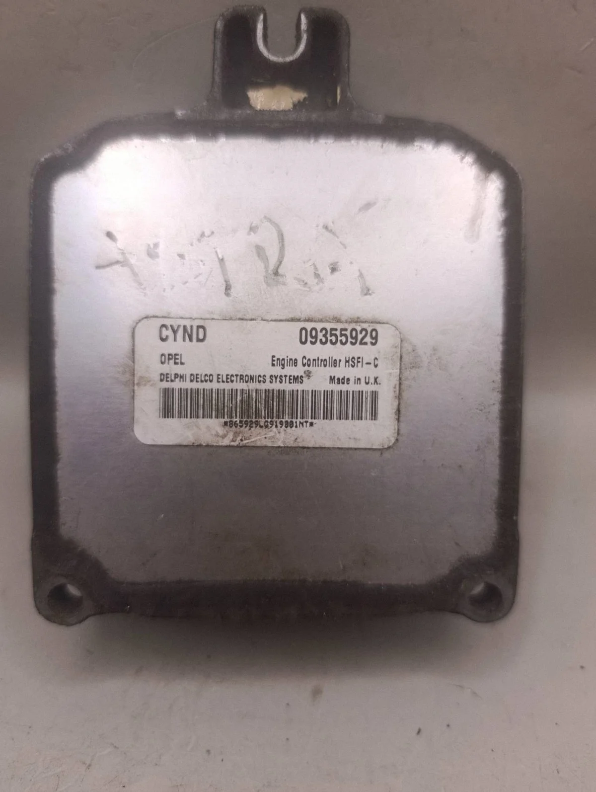 Opel Corsa C Moottorinohjausyksikkö 09355929 image 3