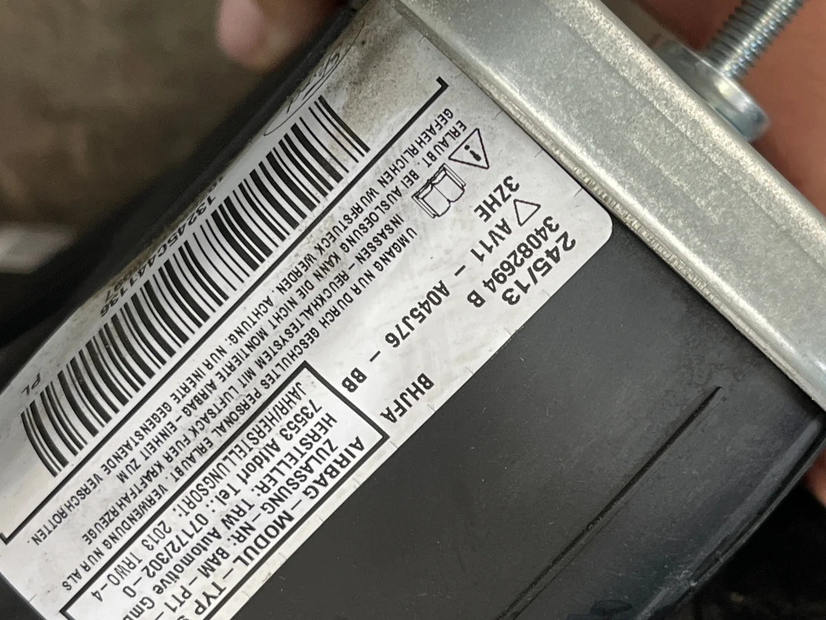 Knie-Airbag Ford B-Max AV11-A045J76BB thumbnail 4