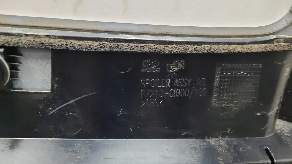 Spoiler Klappe Hyundai Ioniq 5 87210GI000 image 9