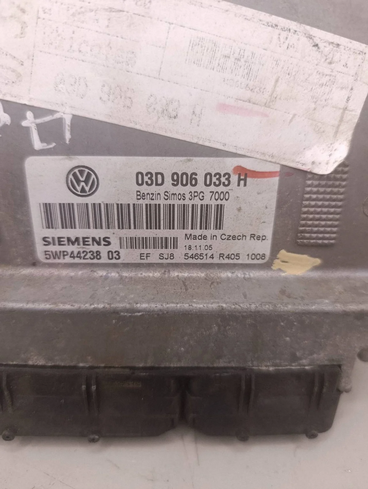 Steuergerät Motor 03D906033H Audi A6 S6 C6 thumbnail 4