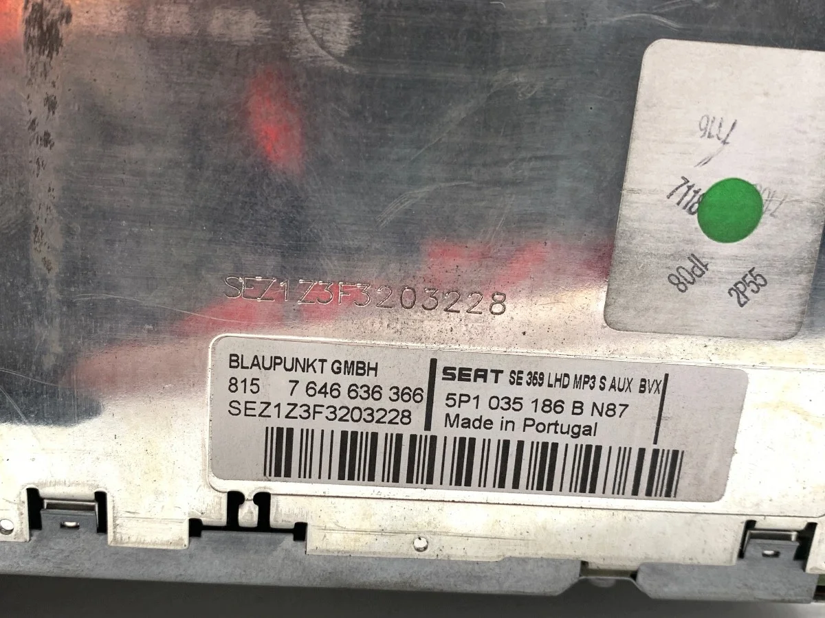 Radio SEAT Altea XL 5P1035186B Multimedia-Player image 3