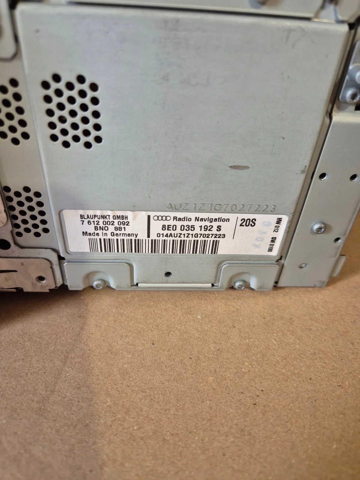 Radio Blaupunkt Audi A4 B7 8E0035192S image 5