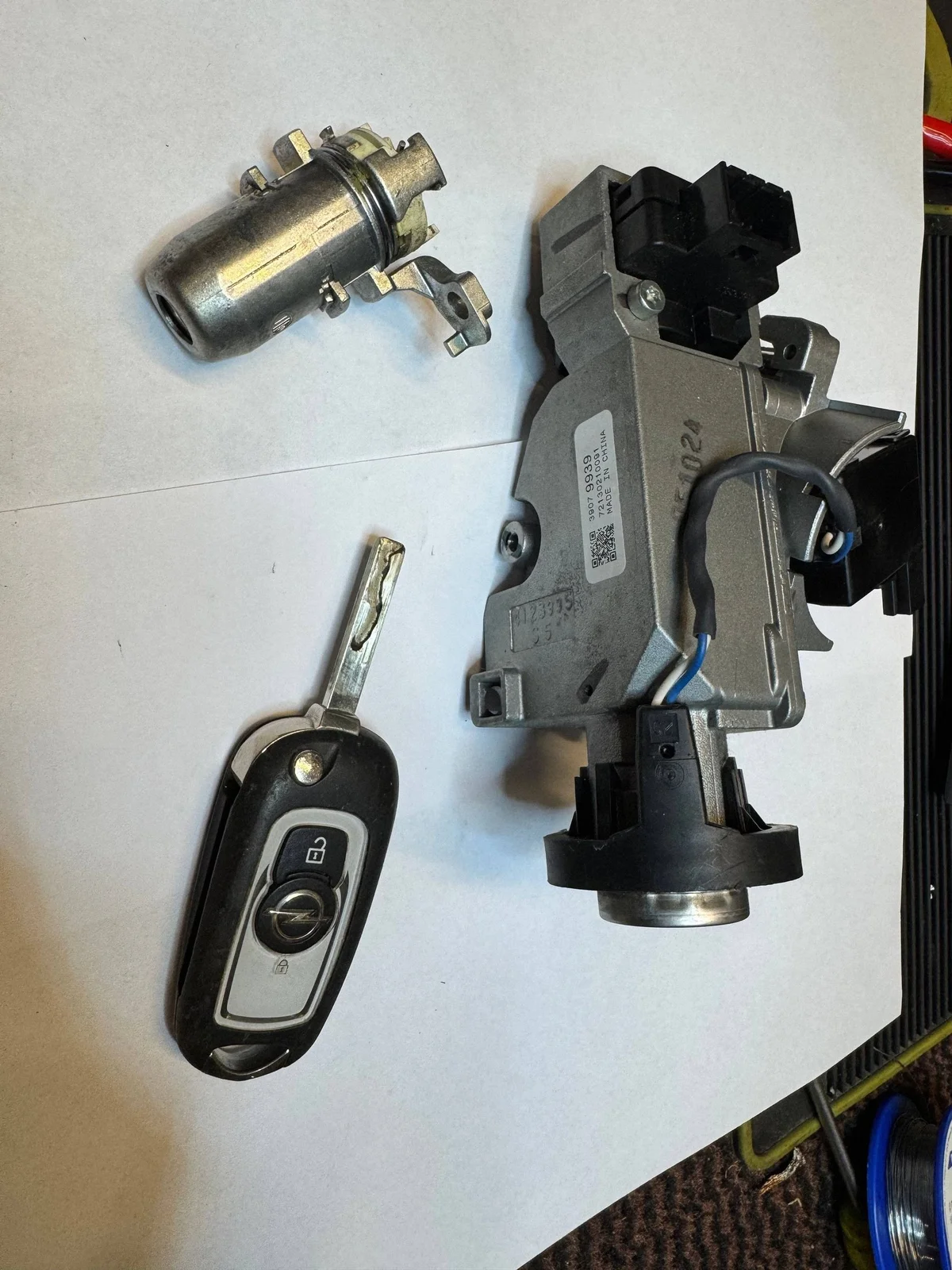 Ignition Switch Insert Opel Astra K 39033398