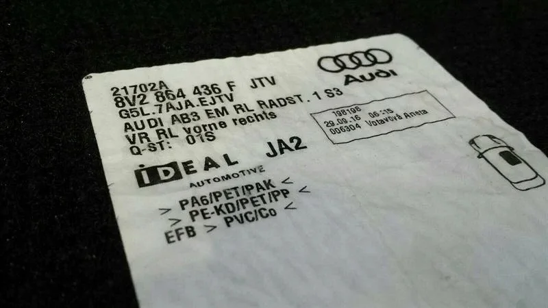 Tapis de sol Audi S3 8V 8V2864435F image 5