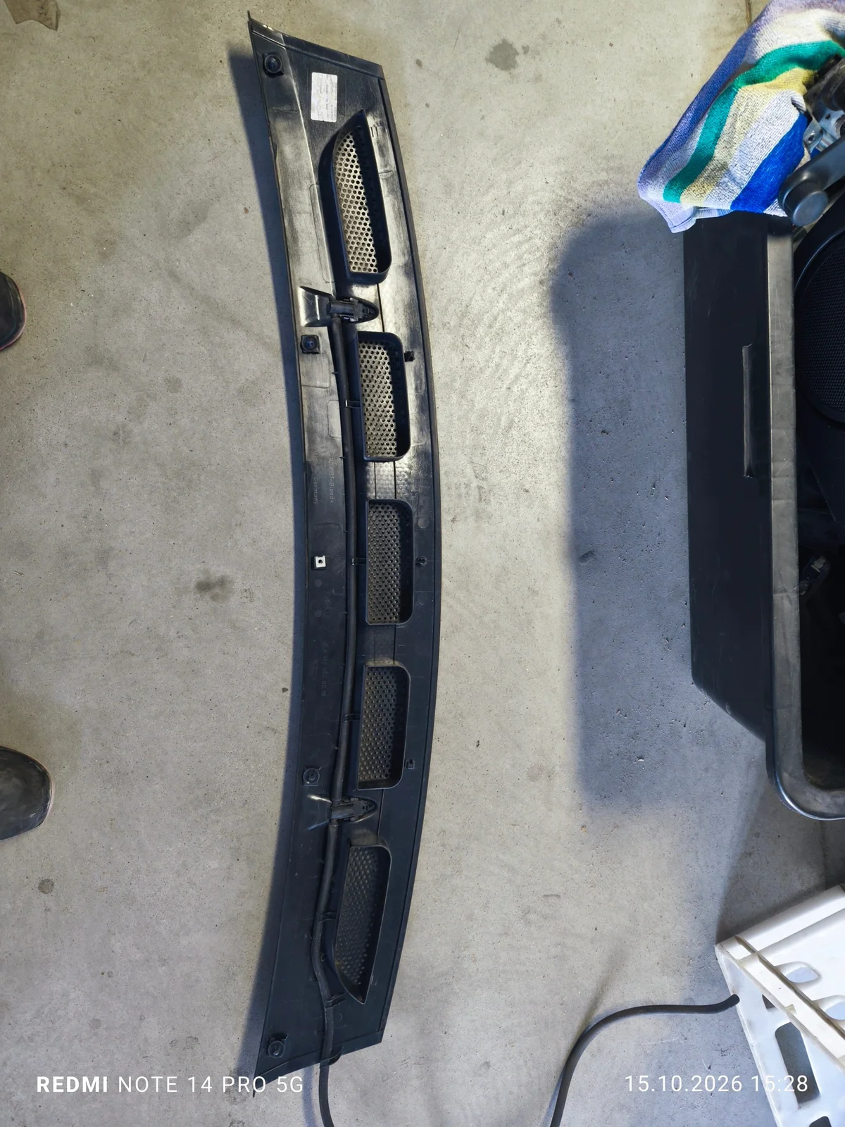 Scheibenwaschanlage Abdeckung Mercedes B-Klasse W245 A1698300818 image 6
