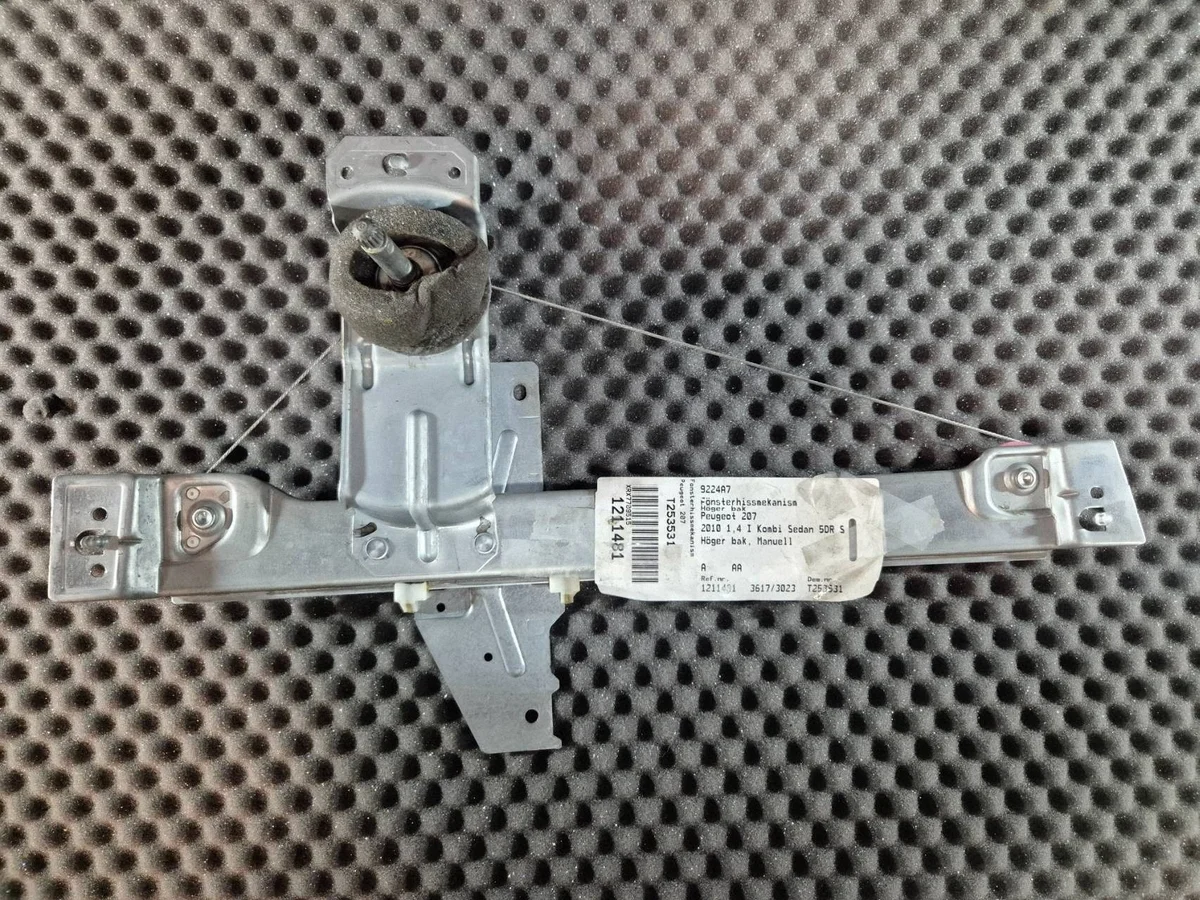 Regulador de elevalunas trasero Peugeot 207 9224A7