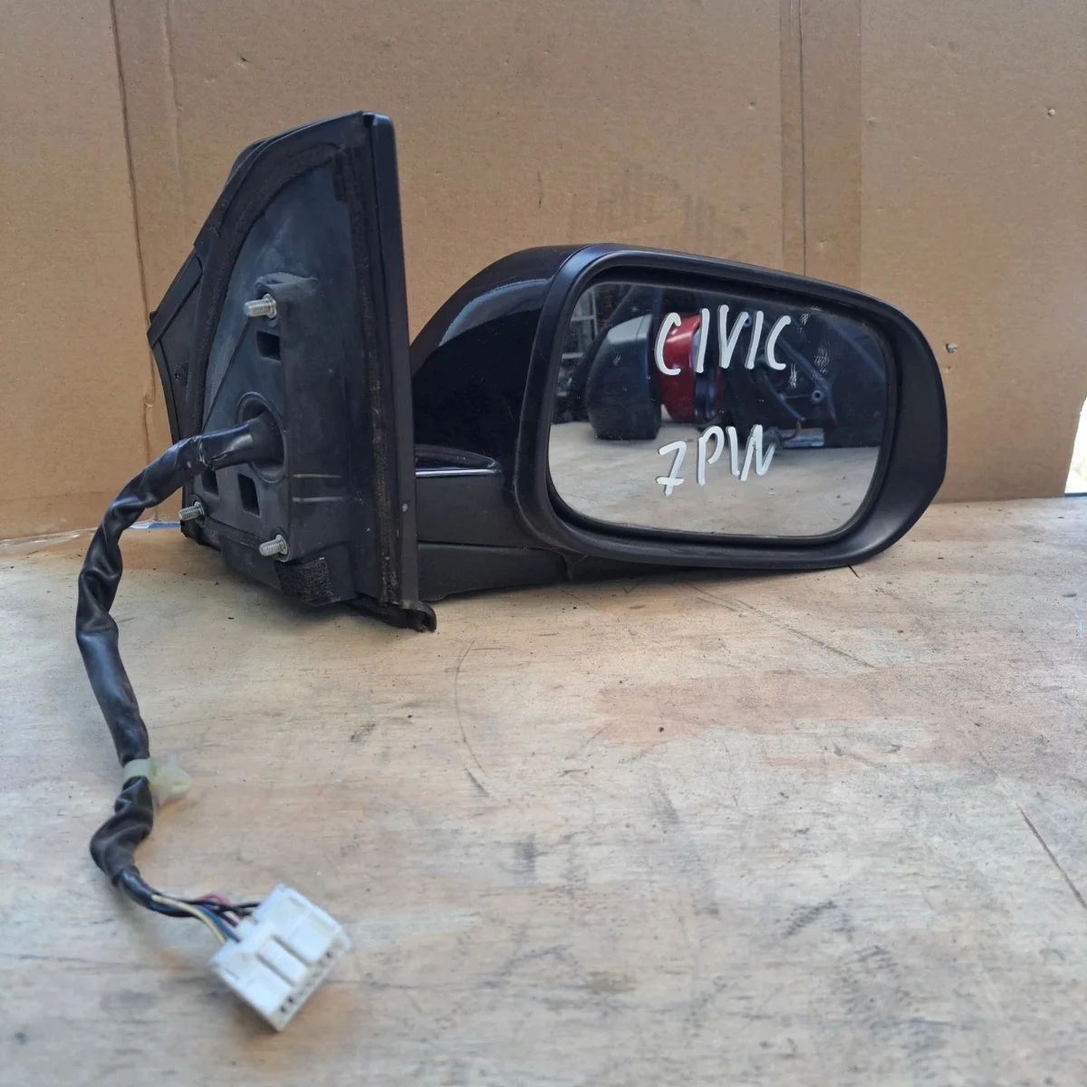Höger backspegel Honda Civic VII 7114764