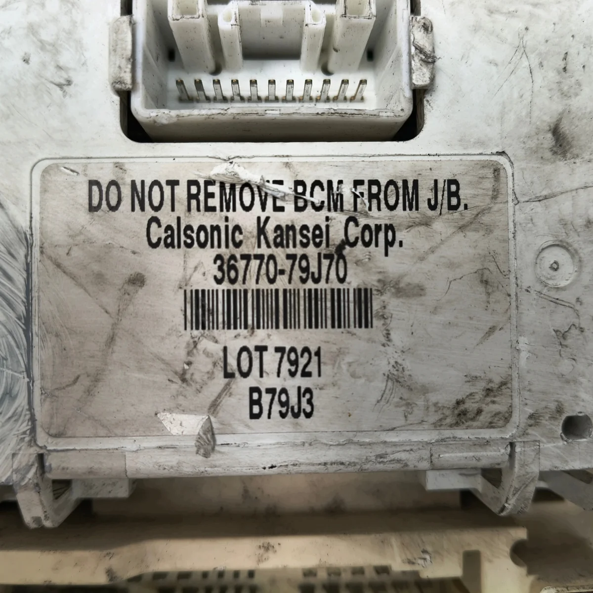 Centralita BCM Suzuki SX4 Fiat Sedici 36770-79J70