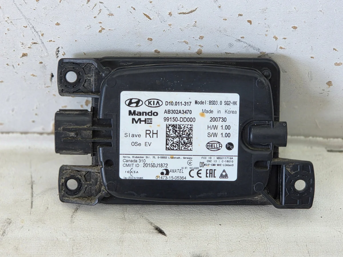 Capteur Radar ACC Arrière Droit Hyundai Kona 99150-DD000