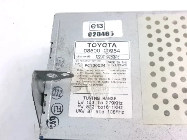 Toyota Celica VII T23 Radio 08600-00954