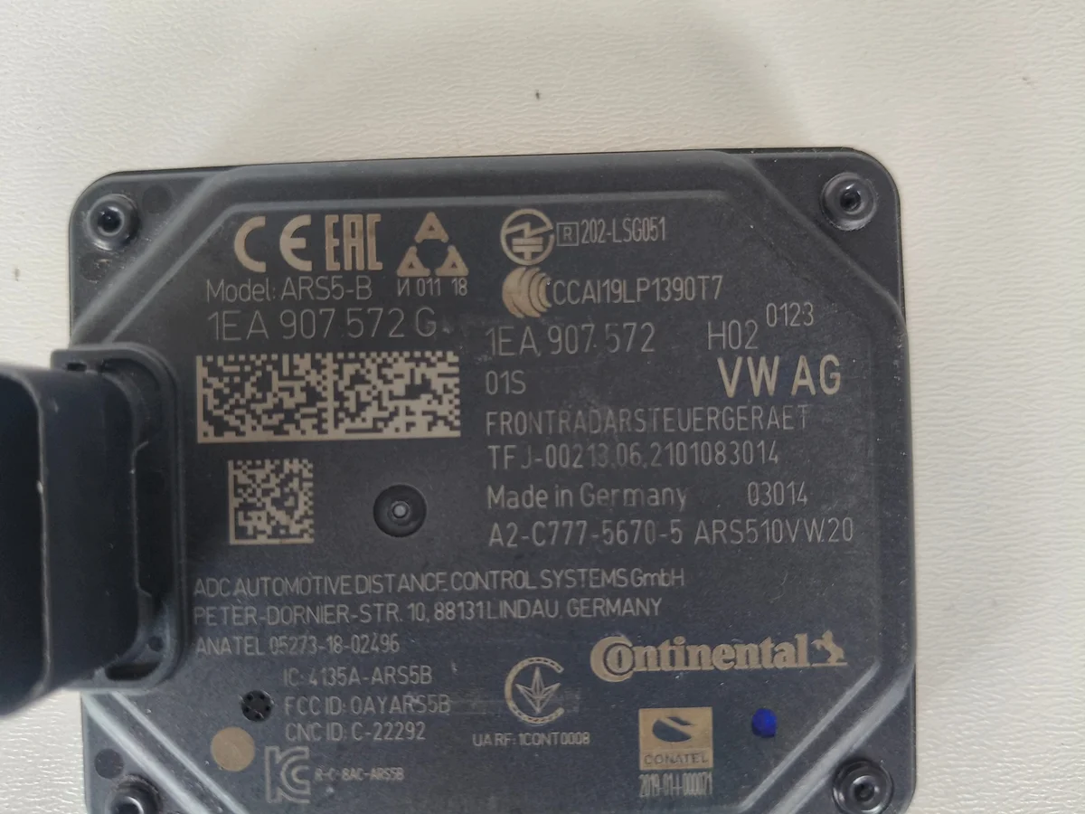 Tutka Distronic ACC 1EA907572G VW image 3