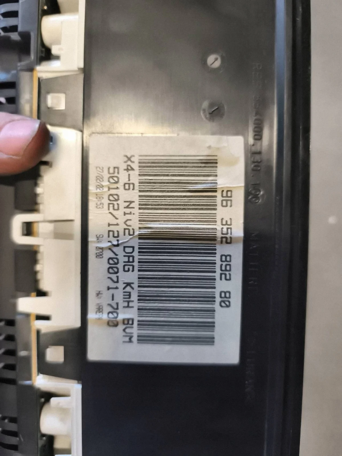 Compteur Citroën C5 2.0 16V 9635289280 image 8