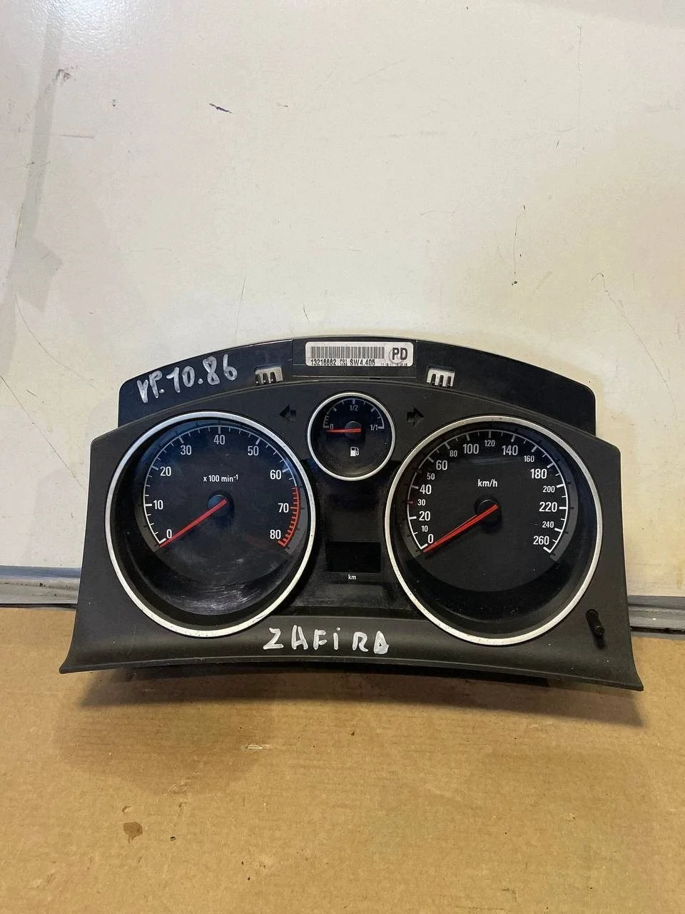 Kombiinstrument Opel Astra H Zafira B 1.6 1.8 DTV6125