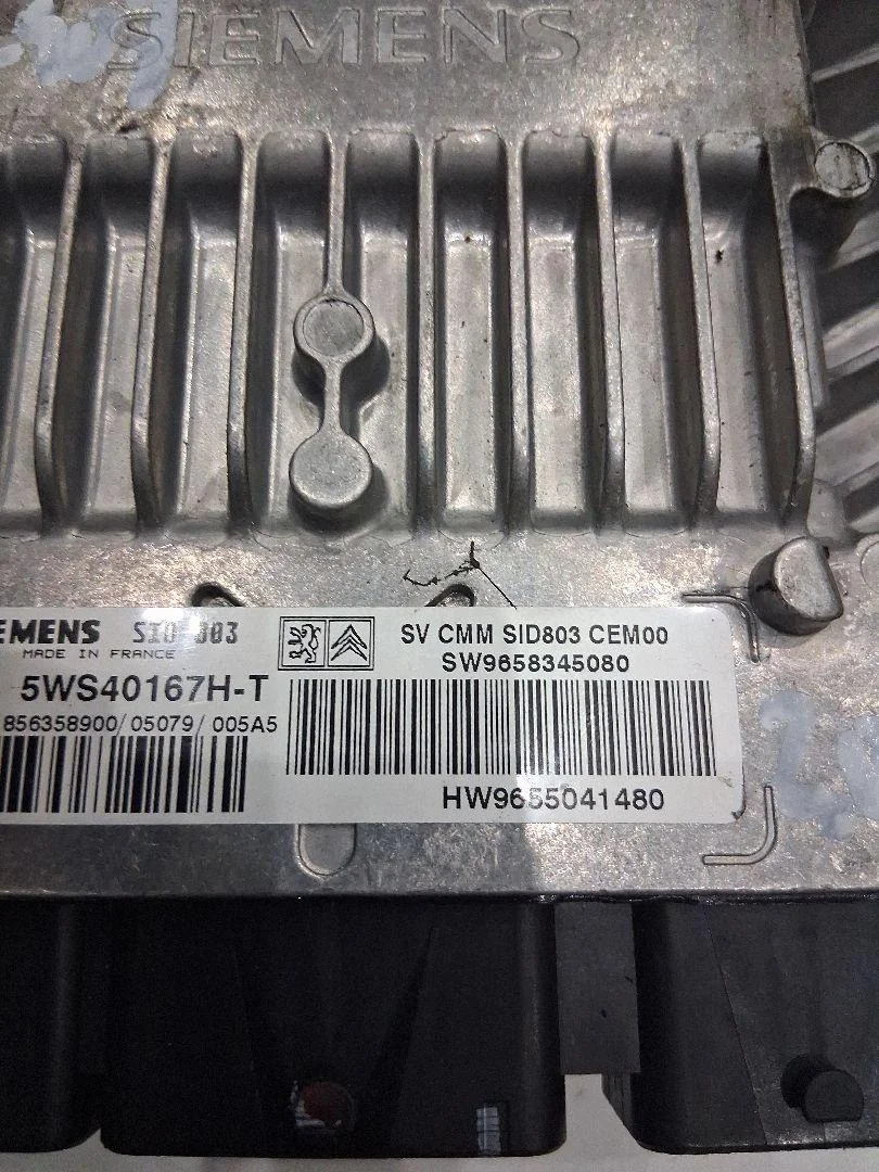 Regeleenheid Peugeot 407 2.0 HDI 9658345080