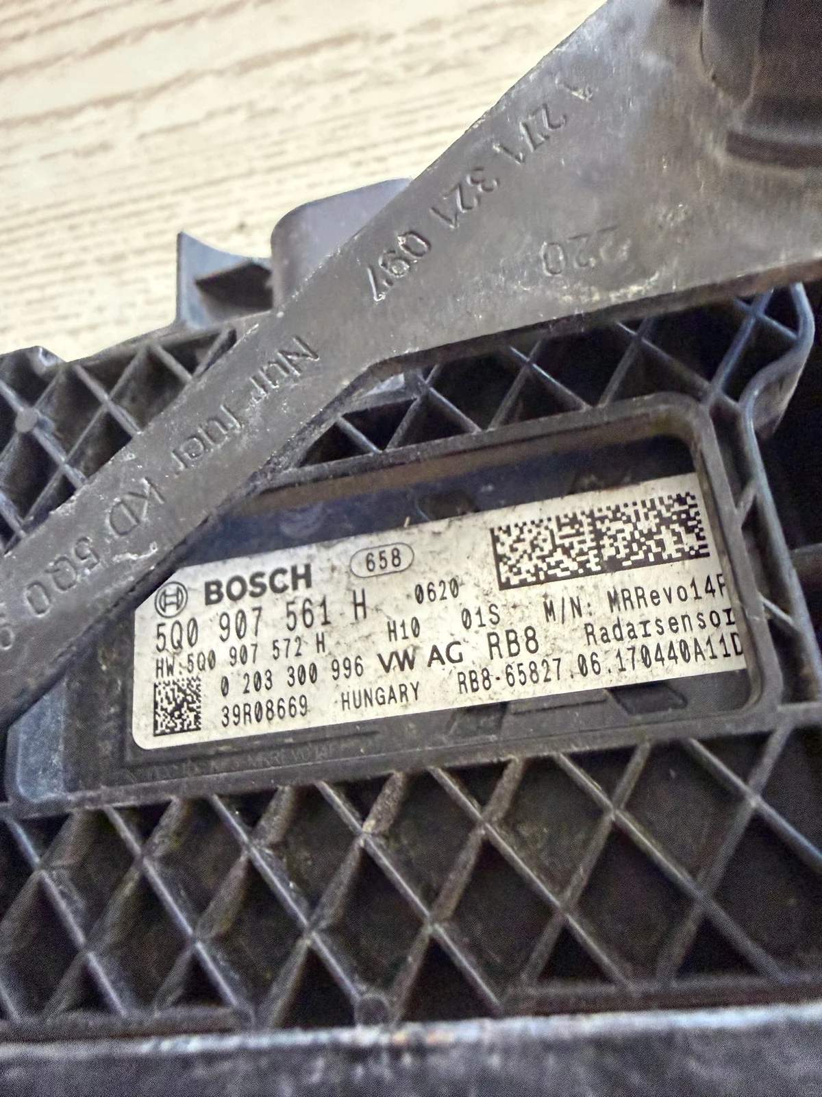 Tutka ACC VW Skoda Seat 5Q0907561H image 3