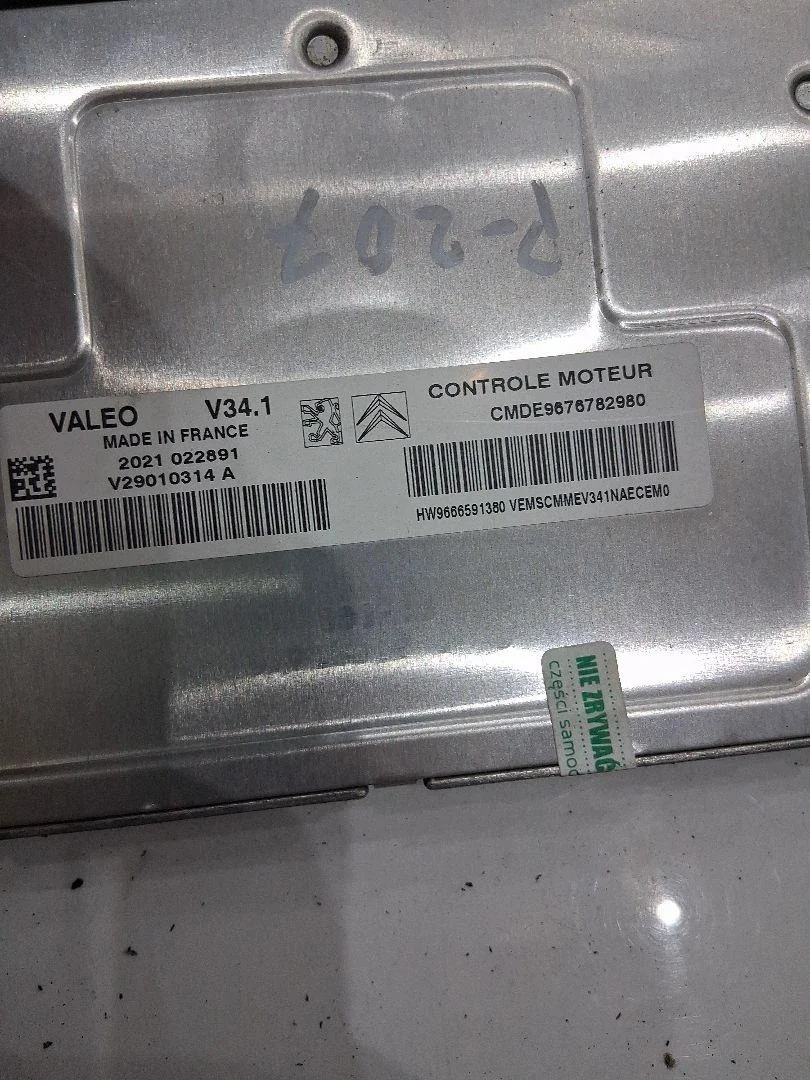 Peugeot Control Unit 9676782980 image 4