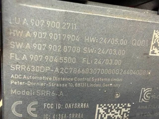 Tutka Distronic Mercedes Sprinter W907 A9079002711 OE image 3
