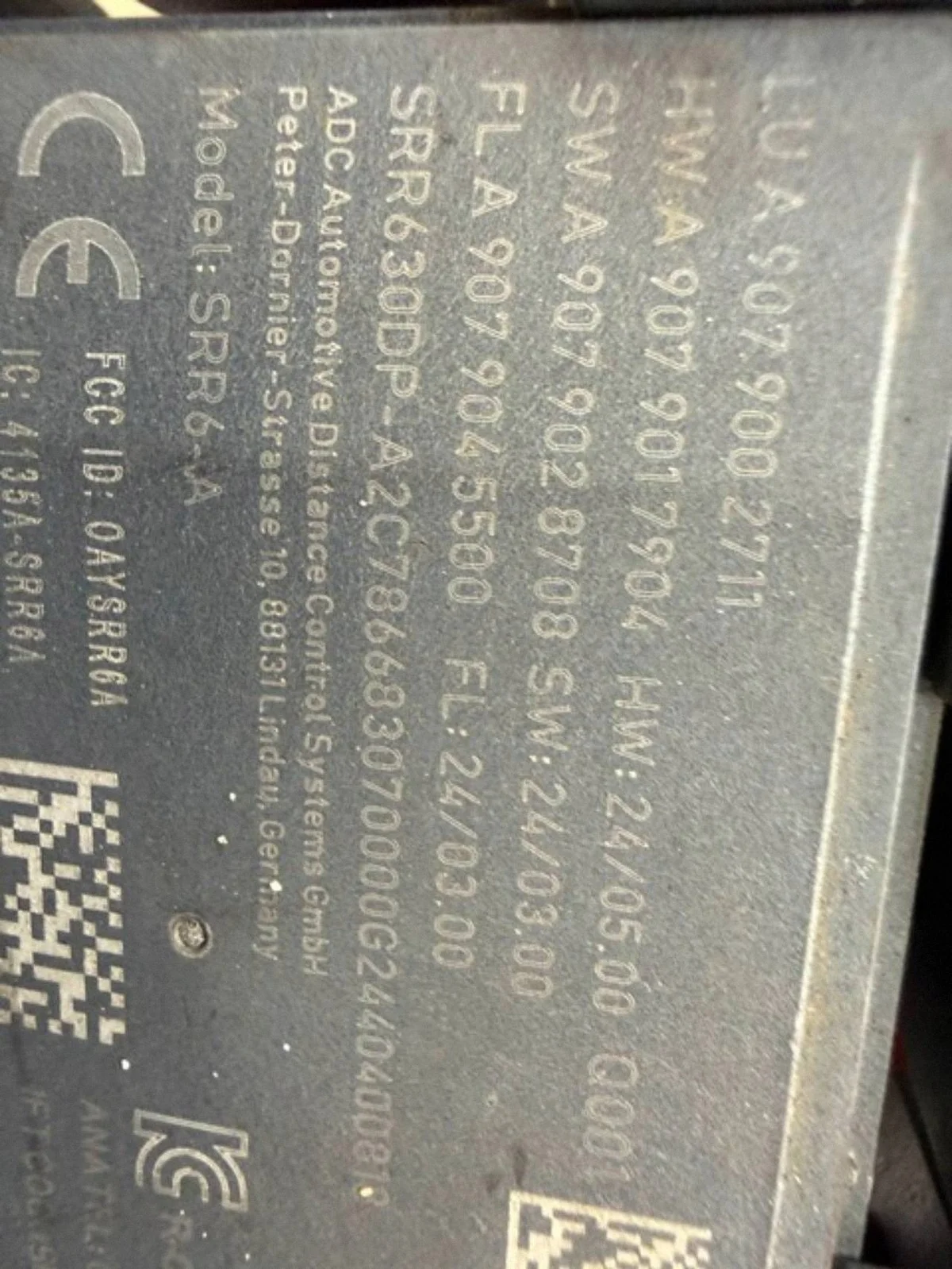 Tutka Distronic Mercedes Sprinter W907 A9079002711 OE image 4
