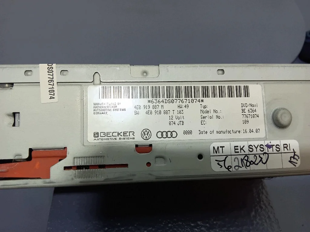 Audi A6 C6 Navigation Control Unit 4F0919887M thumbnail 6